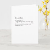 carte de vacances définition décembre (Fleur jaune)