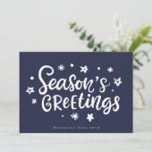 Carte de vacances d'entreprise Joyeuses Fêtes (Debout devant)