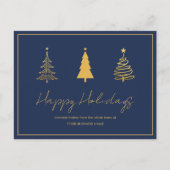 Carte de vacances d'entreprise moderne (Devant)