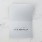 Carte de vacances d'épagneul de springer anglais (Intérieur)