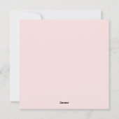 Carte de vacances des amis Kawaii (Dos)