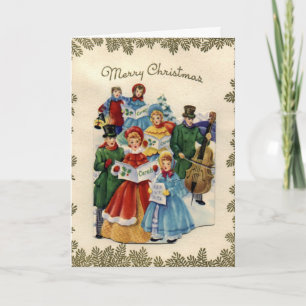 Carte de vacances des caroleurs Vintages KRW