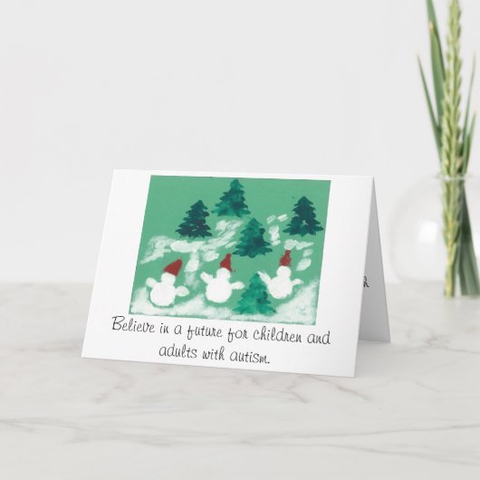 Carte de vacances d'hiver (Devant)