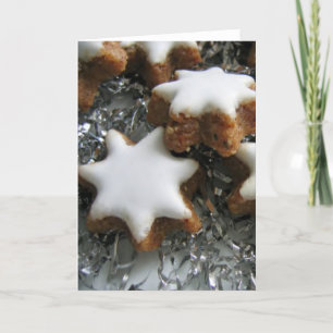 Carte de vacances d'hiver : "Biscuits ! "