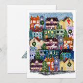 Carte de vacances d'hiver vierge (Devant / Derrière)