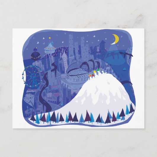 carte de vacances d'hiver vierge de Seattle, oreil (Devant)