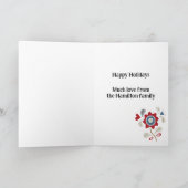 Carte de vacances d'inspiration scandinave. Hygge  (Intérieur)