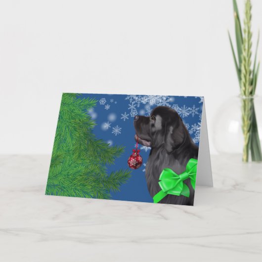 Carte de vacances d'ornement de Noël de (Devant)