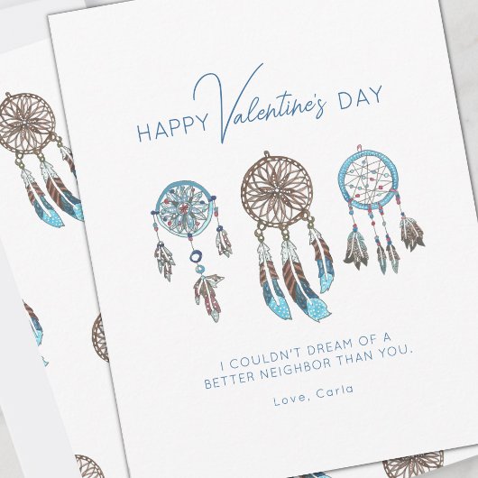 Carte de vacances Dream Catcher Voisin Valentine