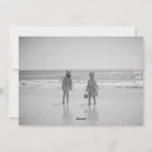 Carte de vacances drôle de requin (Dos)