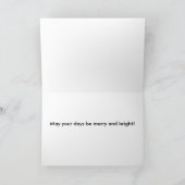 Carte de vacances du cordon d'extension (Intérieur)