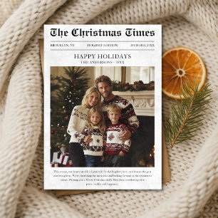 Carte de vacances du journal familial Christmas Ti