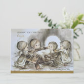 Carte de vacances du matin de Noël (Debout devant)