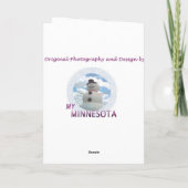 Carte de vacances du Minnesota (Dos)