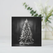 Carte de vacances du Nouvel An avec arbre de Noël  (Debout devant)