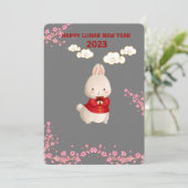 Carte de vacances du Nouvel An chinois (Debout devant)