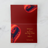 Carte de vacances du Nouvel An chinois moderne Ser (Intérieur)