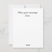 Carte de vacances du Père Noël (Dos)