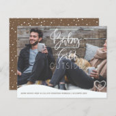 Carte de vacances du script de superposition de ph (Devant / Derrière)