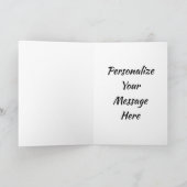 Carte de vacances du service des pompiers de Noël (Intérieur)