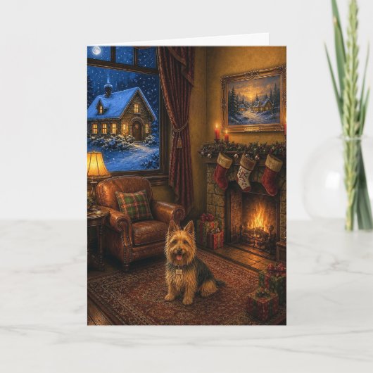 Carte de vacances du Terrier Australien (Devant)