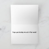 Carte de vacances d'UFO (Intérieur)