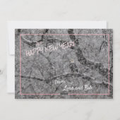 Carte de vacances Eagle in Snowstorm (Dos)