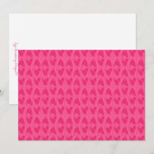 Carte de vacances Éclipse du cœur (Devant / Derrière)