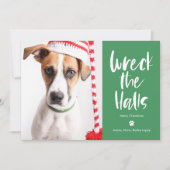 Carte de vacances éditable Wreck The Halls pour an (Devant)