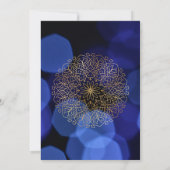 Carte de vacances Eid Al Adha Golden Mandala Flat (Dos)