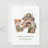 Carte de vacances élégante et confortable (Devant)