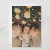 Carte de vacances élégante et confortable (Dos)