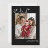 Carte de vacances élégante pour la famille (Devant)