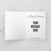 Carte de vacances Elf Retro Concept Art pliée (Intérieur)