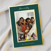 Carte de vacances Emerald Gold