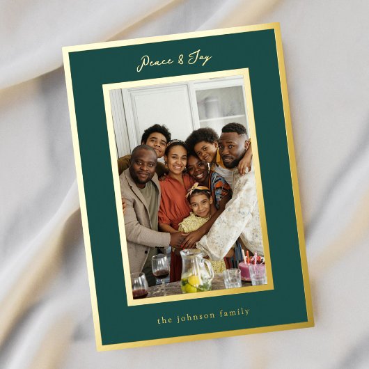 Carte de vacances Emerald Gold