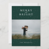 Carte de vacances Émeraude d'hiver (Devant)