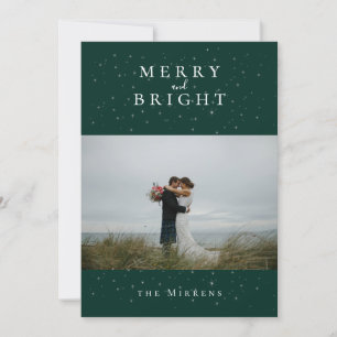 Carte de vacances Émeraude d'hiver