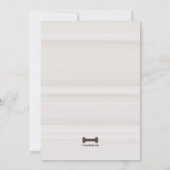 Carte de vacances Empreinte de patte (Dos)