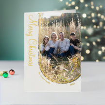 Arche de Noël minimaliste Élégante crème pliée