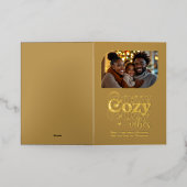 Carte De Vacances En Aluminium Bougie Vibes de Noël (Mise à l'extérieur)