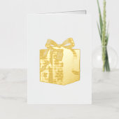 Carte De Vacances En Aluminium Christmas Gift (Recto)