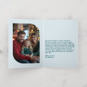 Carte De Vacances En Aluminium Cool nordique Main tirée Joyeux Noël Photo (Couchage intérieur)