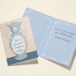 Carte De Vacances En Aluminium De Vintage à Antique Funny Birthday Card<br><div class="desc">Une carte d'anniversaire pour l'amant antique, le chasseur vintage et le marcheur de magasin d'Éthrift, l'écriture intelligente et amusante se moque doucement de l'âge avancé de la personne tout en leur disant combien ils sont inestimables pour vous. Véritable feuille métallique brillante ajoute une élégance luxueuse à ce vase à fleurs...</div>