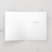 Carte De Vacances En Aluminium Félicitations Mazel Tov écrites en script (Couchage intérieur)