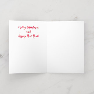 Carte De Vacances En Aluminium Fille mignonne Noël au houx