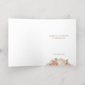 Carte De Vacances En Aluminium Fleurs de printemps joyeuses Pâques (Couchage intérieur)