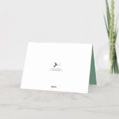 Carte De Vacances En Aluminium Foliage de Noël branché Real (Verso)