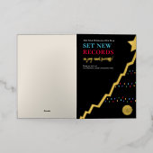 Carte De Vacances En Aluminium Graphique de ligne professionnel élégant arbre de  (Mise à l'extérieur)