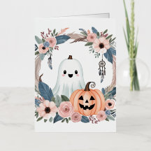 Halloween d'automne floral